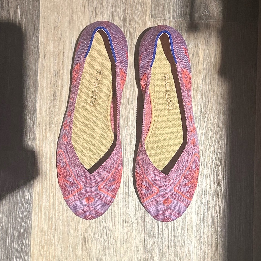 Rothy’s The Flat - Rose Boho - Size 8